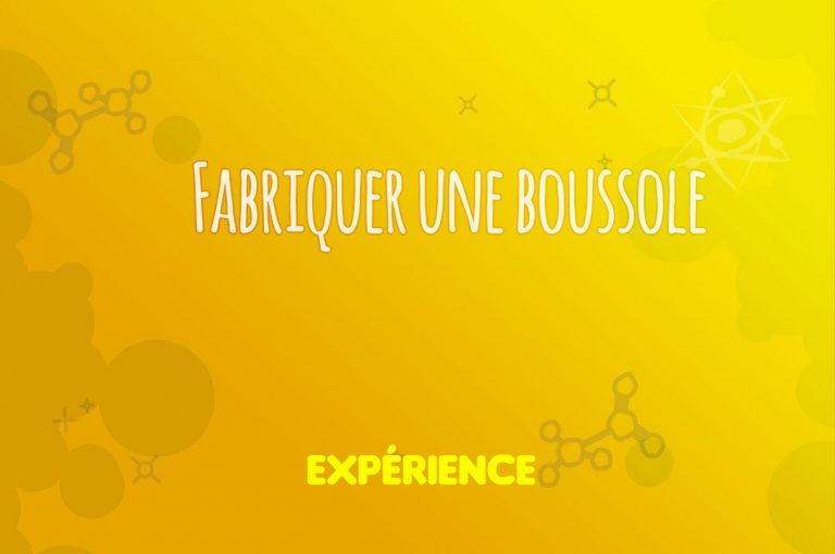 Expérience scientifique : Fabriquer une boussole