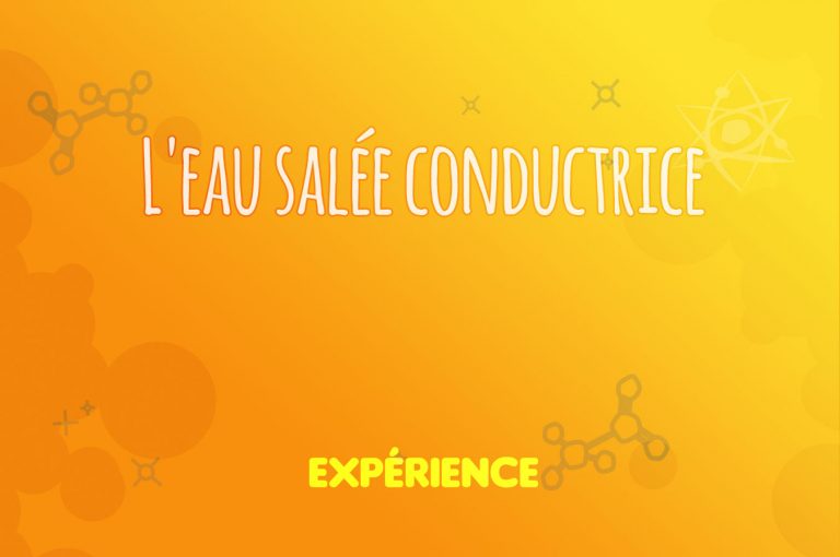 Expérience scientifique : L'eau salée conductrice
